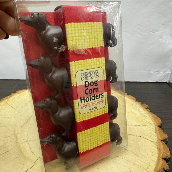 Fun Dachshund Corn on the Cob Holders Stocking Stuffers Idea Picnic Sausage Dog - Picture 4 of 7